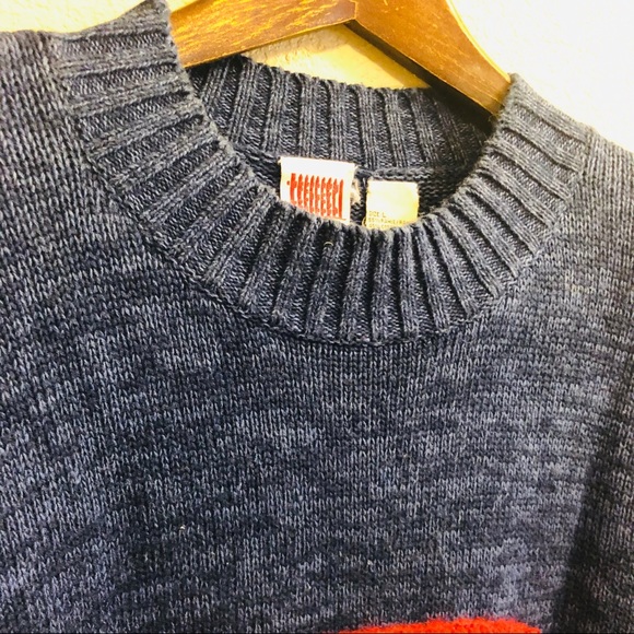 Blue American Flag Knitted Sweater EUC - Picture 4 of 6